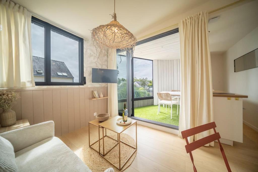 Appart'Hotel & Spa "Les Voiles" Le Pere Banard Carnac Exteriör bild